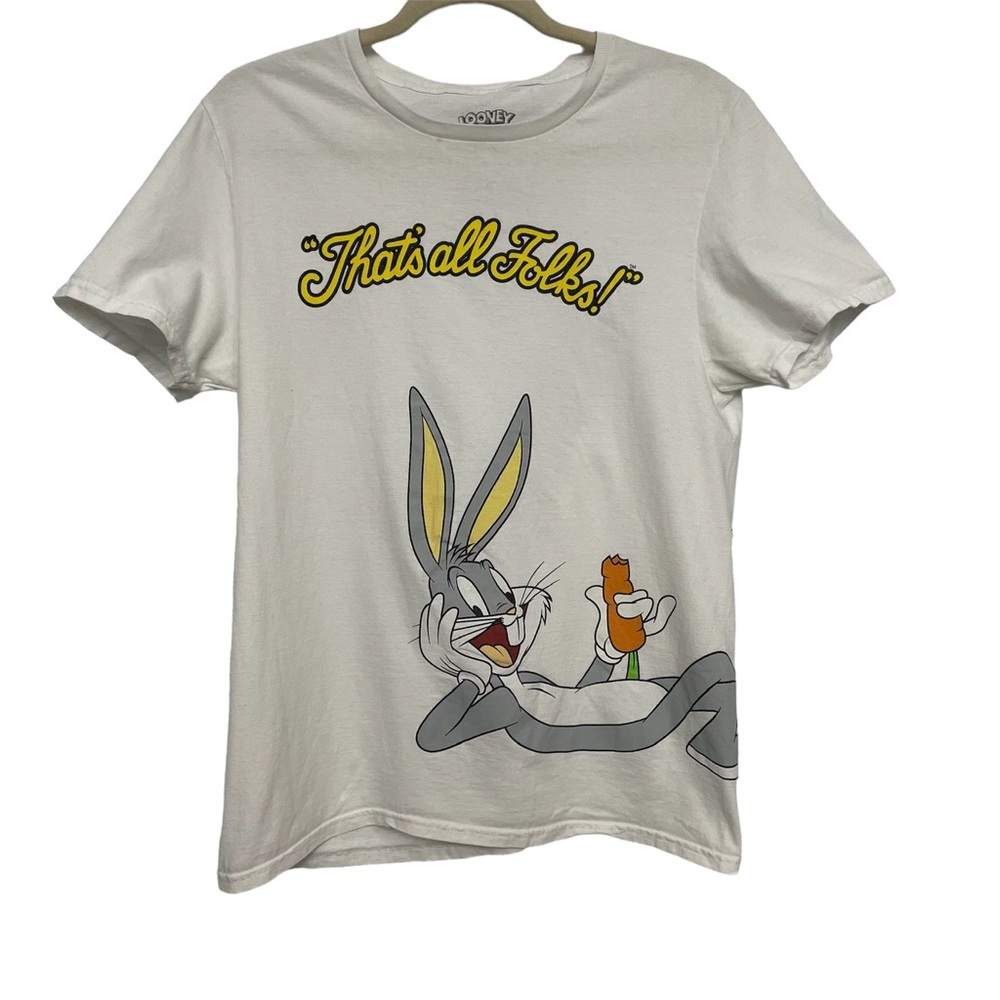 00’s Unisex Looney Tunes Bugs Bunny Crewneck T Shirt